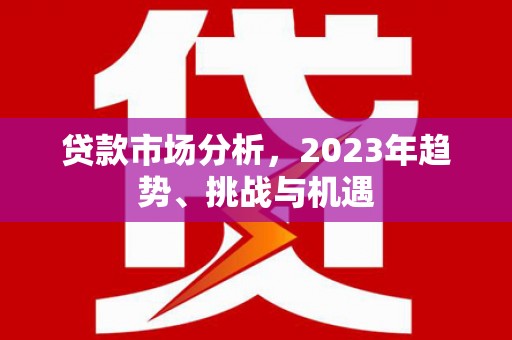 隆尧贷款市场分析，2023年趋势、挑战与机遇