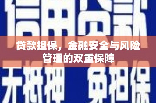 荔城贷款担保，金融安全与风险管理的双重保障
