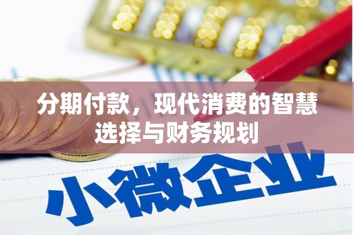 华宁分期付款，现代消费的智慧选择与财务规划
