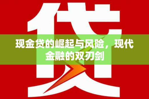 西屿现金贷的崛起与风险，现代金融的双刃剑