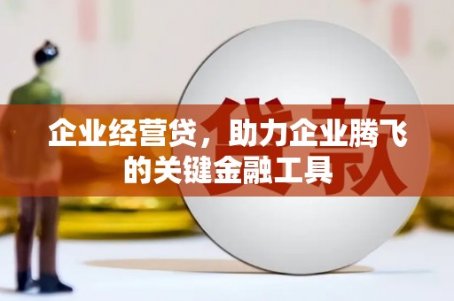 上街企业经营贷，助力企业腾飞的关键金融工具