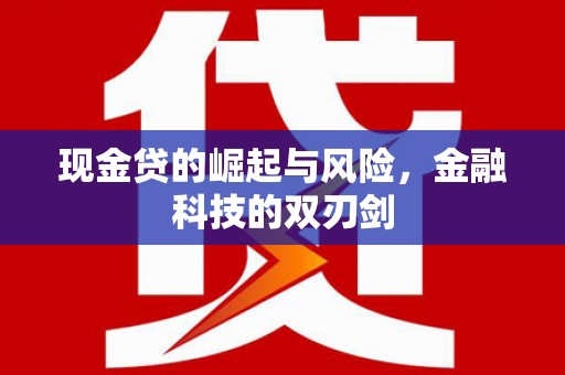 蕲春现金贷的崛起与风险，金融科技的双刃剑