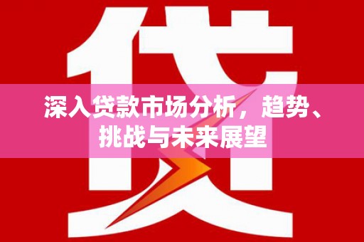 镇原深入贷款市场分析，趋势、挑战与未来展望