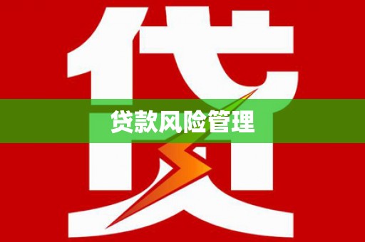 工布江达贷款风险管理