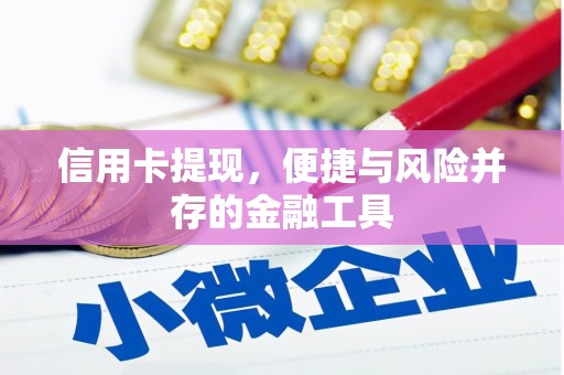 从江信用卡提现，便捷与风险并存的金融工具