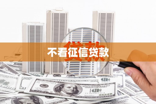 峨边不看征信贷款